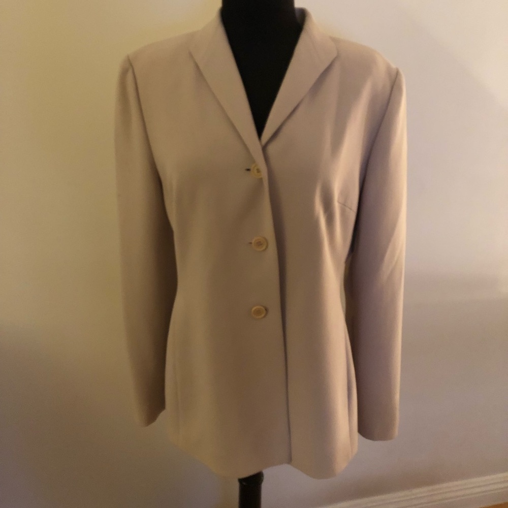 Tan blazer by Ann Taylor